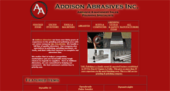 Desktop Screenshot of addisonabrasives.com